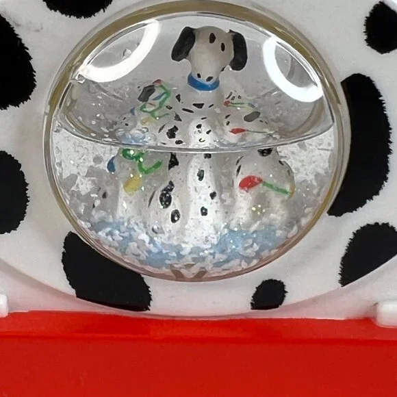 1996 McDonalds Disney 101 Dalmatians Christmas Ornaments Snow Globe Dome Vintage - Picture 4 of 12